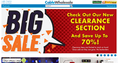 Desktop Screenshot of cablewholesale.com